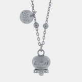 Collana in Acciaio con campanella con scritta Capri