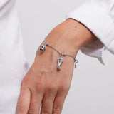 Bracciale in acciaio Campanella e corno