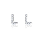 Orecchini Iniziali Con Strass