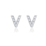 Orecchini Iniziali Con Strass