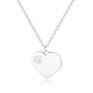 Collana Cuore con Zampina