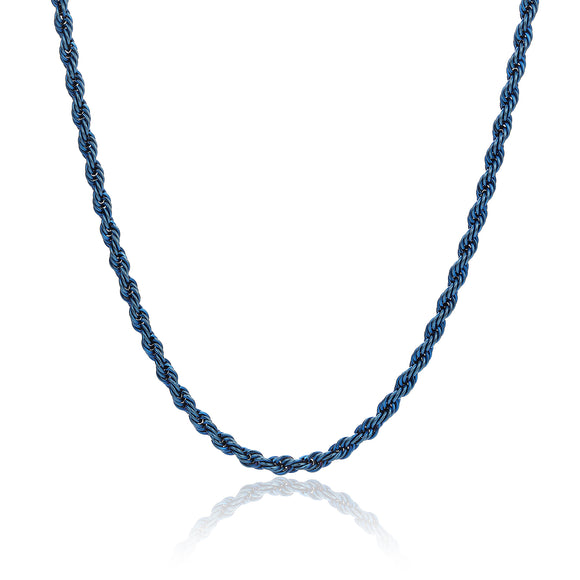 Collana Uomo Octopus Fune blu