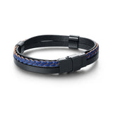 Bracciale in Similpelle Intreccio Regolabile