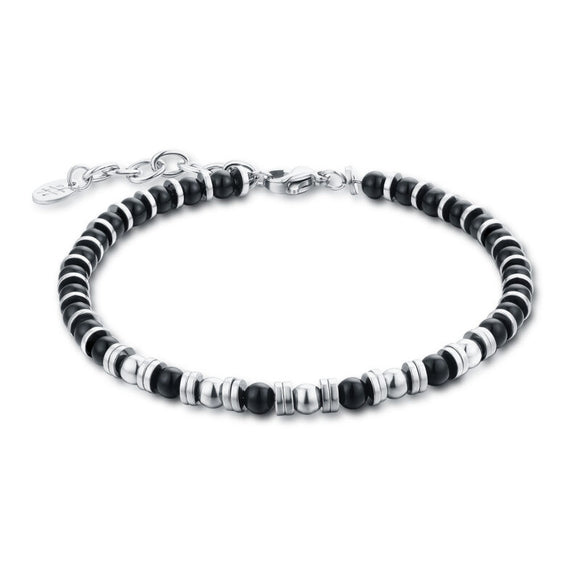 Bracciale Agata Nera Ed Ematite