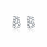 Orecchini Iniziali Con Strass