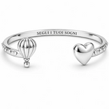 Bracciale mongolfiera “Segui i tuoi sogni”