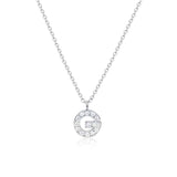 Collana Iniziali Con Strass