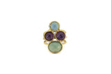 Anello 4 pietre