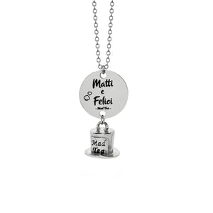 Collana  del Cappellaio Matto “Matti e Felici”