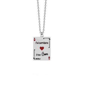 Collana Alice “Carta di Alice: fai sorridere il tuo cuore”