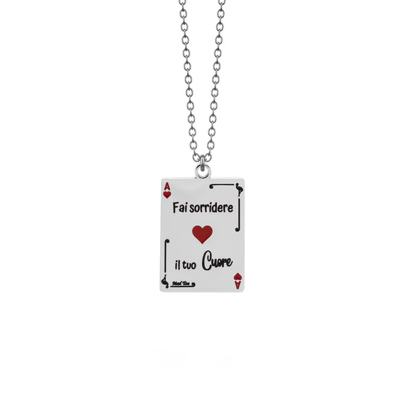 Collana Alice “Carta di Alice: fai sorridere il tuo cuore”