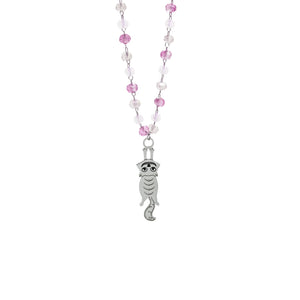 Collana cristalli “Gatto di Alice”