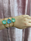 Bracciale tre pietre GeodI