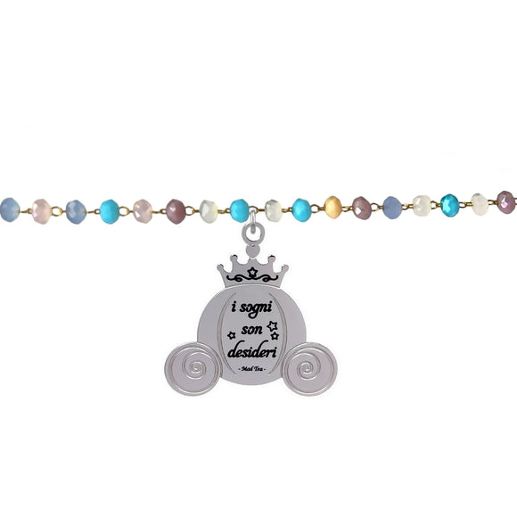 Bracciale carrozza di Cenerentola “I sogni son desideri”