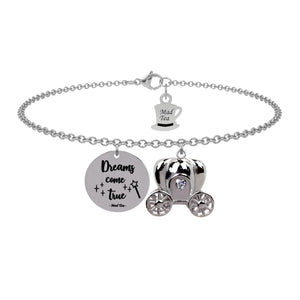 Bracciale carrozza di Cenerentola “Dreams come true”