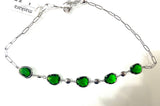 Collana con cristalli irregolari
