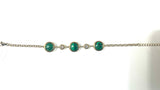 Bracciale Tondo con cristalli Malachite