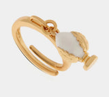 Anello in Acciaio pomo portafortuna pugliese
