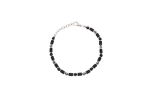 Bracciale cilindri ematite
