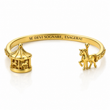 Bracciale carosello e cavallo “Se devi sognare esagera!”