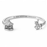 Bracciale carosello e cavallo “Se devi sognare esagera!”