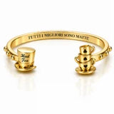 Bracciale cilindro e tazzine “Tutti i migliori sono matti!”