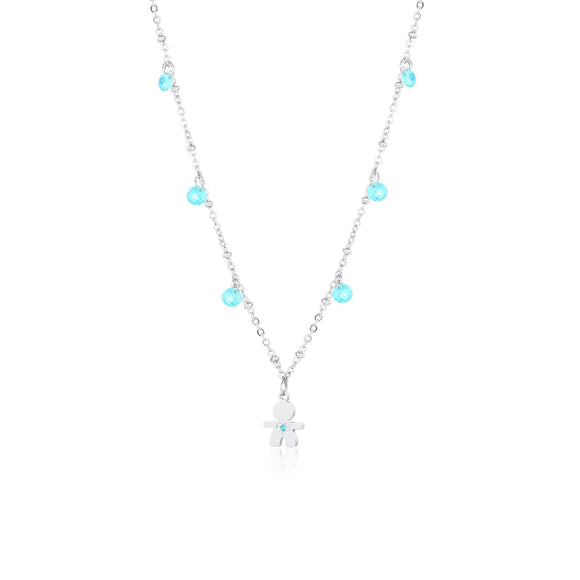 Collana Bimbo con e 6 cristalli