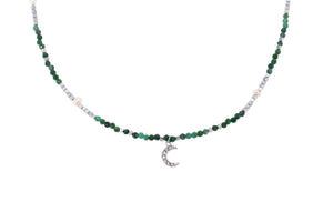 Girocollo pietrine e luna