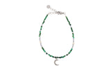 Bracciale pietrine e luna