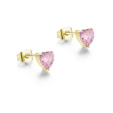 Orecchini Cuori Cristallo