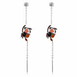 Orecchini Saliscendi Befana