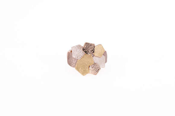 Anello multi pentagoni