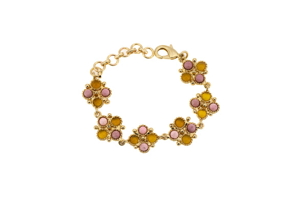 Bracciale con croce Tulite e Onice Lemon