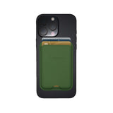 Portacarte magnetico verde