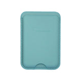 Portacarte magnetico azzurro