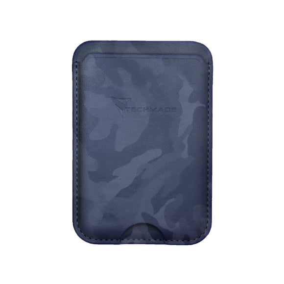 Portacarte magnetico militare blu