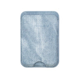 Portacarte magnetico jeans chiaro