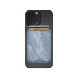 Portacarte magnetico jeans chiaro