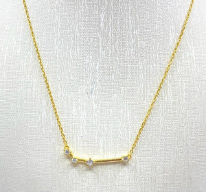 Collana costellazione del segno zodiacale oro