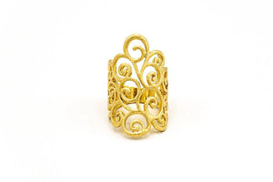 Anello con riccioli