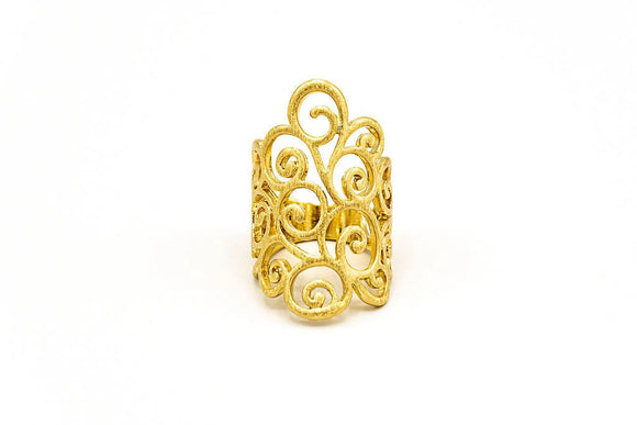 Anello con riccioli