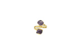 Anello doppia pietra