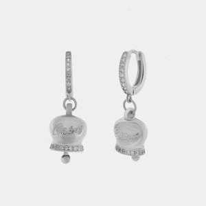 Orecchini con campanella Capri e zirconi