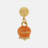 Ciondolo campanella portafortuna arancione