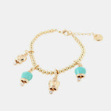 Bracciale con ciondoli campanelle portafortuna