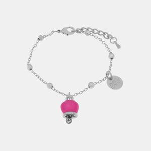 Bracciale con campanella portafortuna pendente