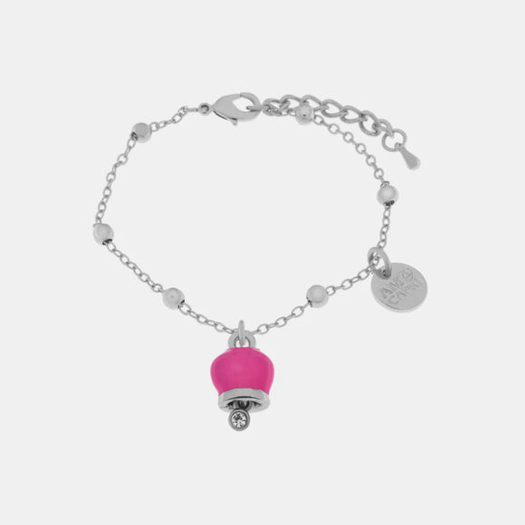 Bracciale con campanella portafortuna pendente