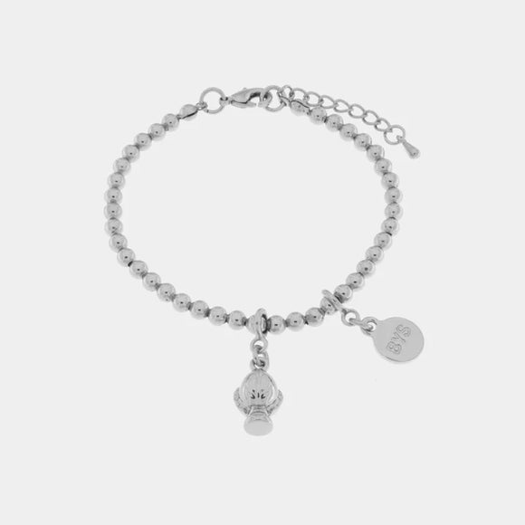 Bracciale in Metallo con pumo pendente