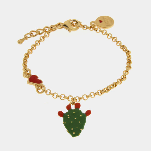 Bracciale in Metallo con fico d'india