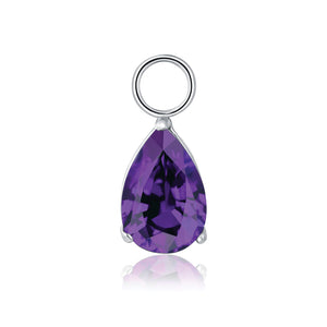 Cristallo Goccia Viola